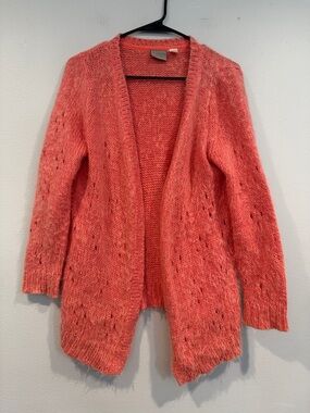 Vero Moda Coral Knit Open-Front Cardigan